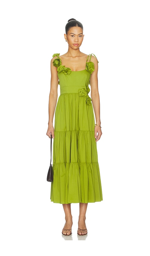 Women's Green Fit And Flare Dresses