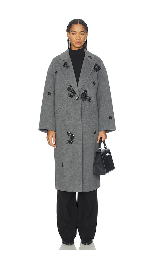 Cinq a Sept Crystal Ivy Gravis Coat