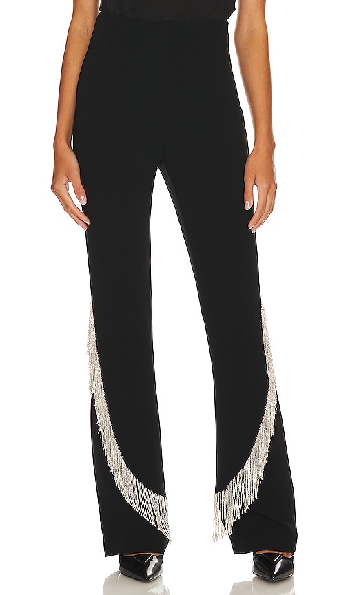 Cinq a Sept Lucynda Pant in Black & Silver