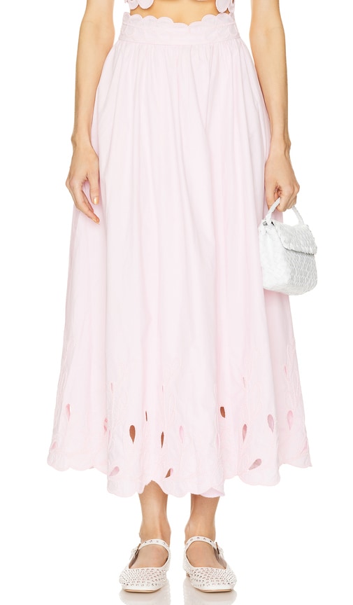 Cinq a Sept Bowen Skirt in Icy Pink