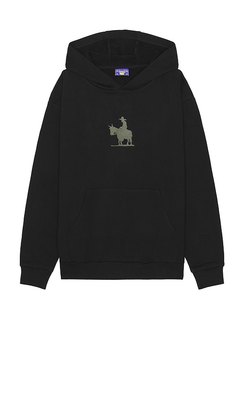 Shop Coney Island Picnic Coney Cowboy Hoodie In Black