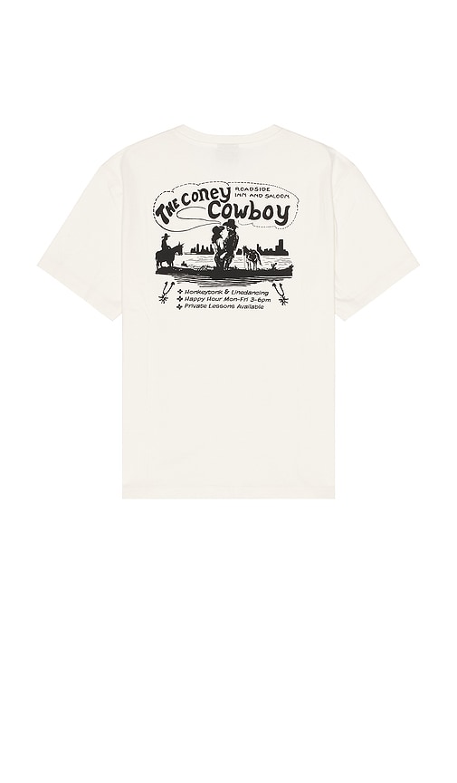 Shop Coney Island Picnic Coney Cowboy Tee In White