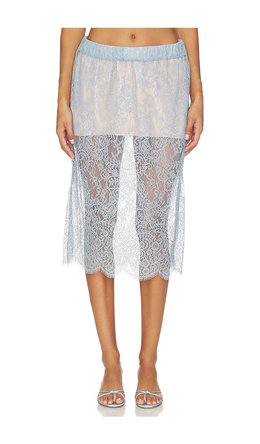 Cissa The Pencil Skirt in Blue. - size L (also in M, S, XS)