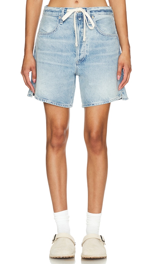 Shop Citizens Of Humanity Brynn Drawstring Short In Blue