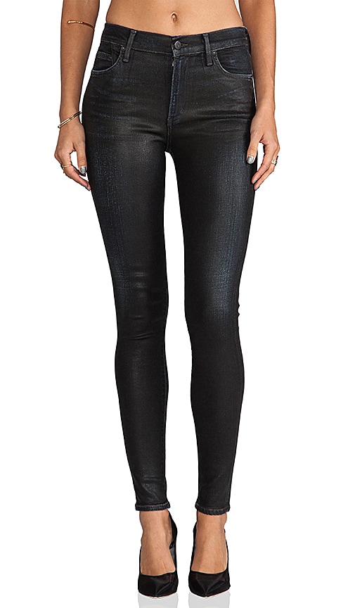 citizens of humanity rocket leatherette high rise skinny jeans