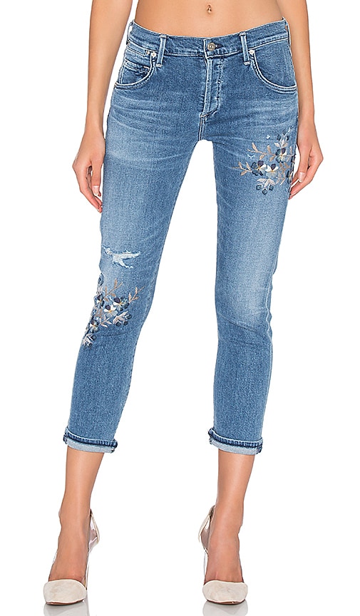 citizens of humanity embroidered jeans