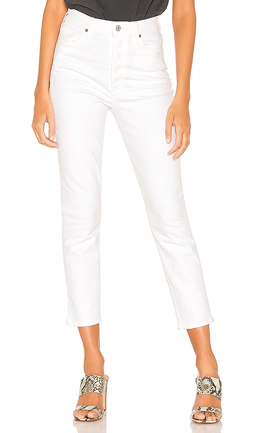 olivia crop high rise slim