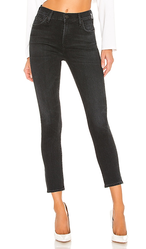 Citizens of Humanity Rocket Crop Mid Rise Skinny in Thrill