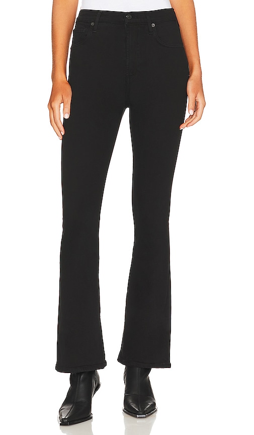 Citizens of Humanity Lilah High Rise Bootcut in Plush Black | REVOLVE