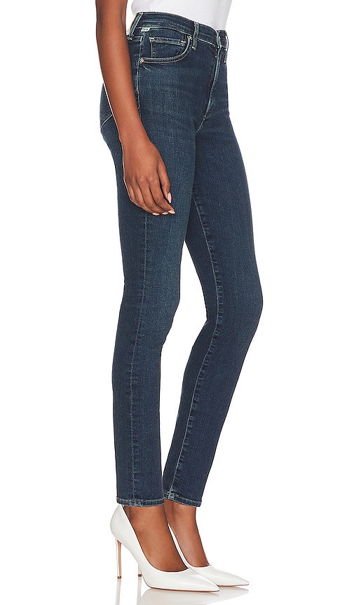 Shop Citizens Of Humanity Olivia High Rise Slim In Deep Dive