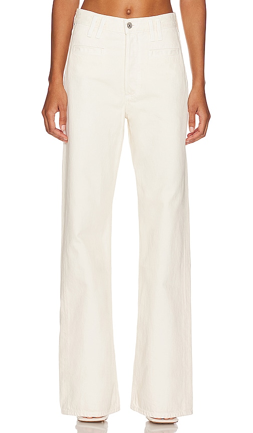 Shop Citizens Of Humanity Gaucho Trouser In Ivory