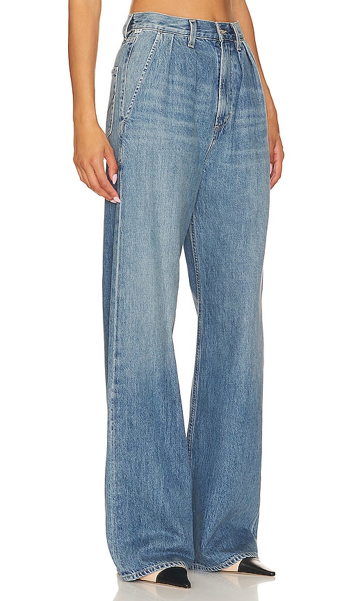 Shop Citizens Of Humanity Maritzy Pleated Trouser In Blue