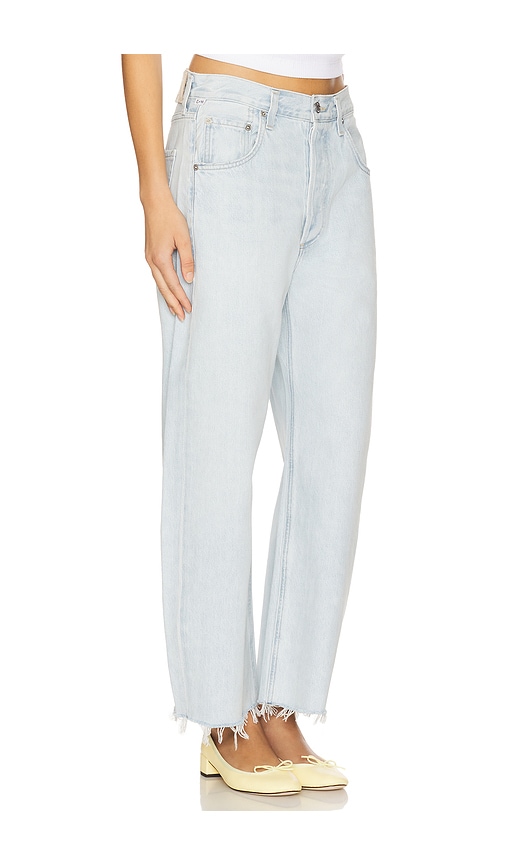 Citizen Of Humanity Ayla Raw Hem Crop In Blue