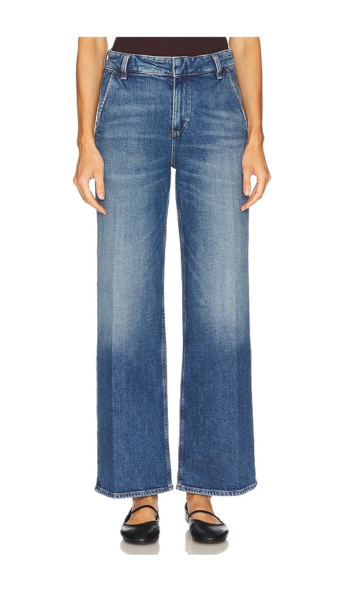 Annina Pocket Trouser in Blue. - size 34 (also in 23, 24, 25, 26, 27, 28, 29, 31, 32, 33)