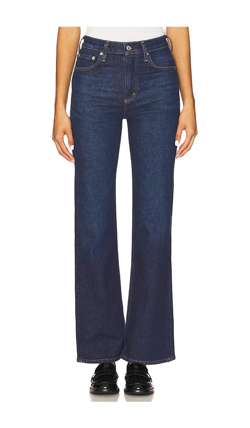 Citizen Of Humanity Vidia Mid Rise Boot Jeans In Blue