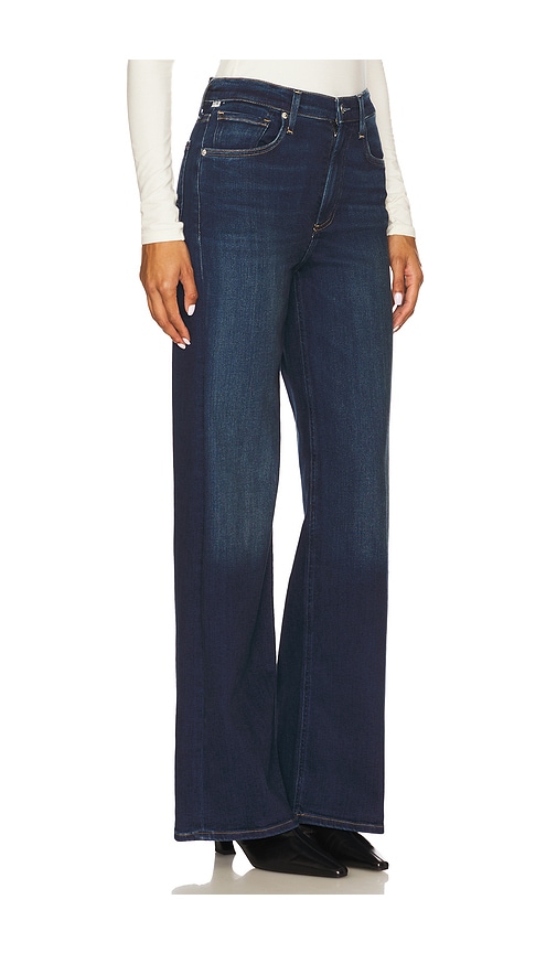 Citizen Of Humanity Lyra Long Wide Leg Jeans In Blue