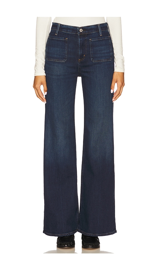 Citizen Of Humanity Kimberly Patch Pocket Flare Jeans In Blue