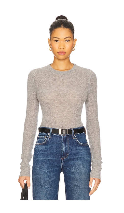 Citizen Of Humanity Alessia Crewneck Sweater In Gray