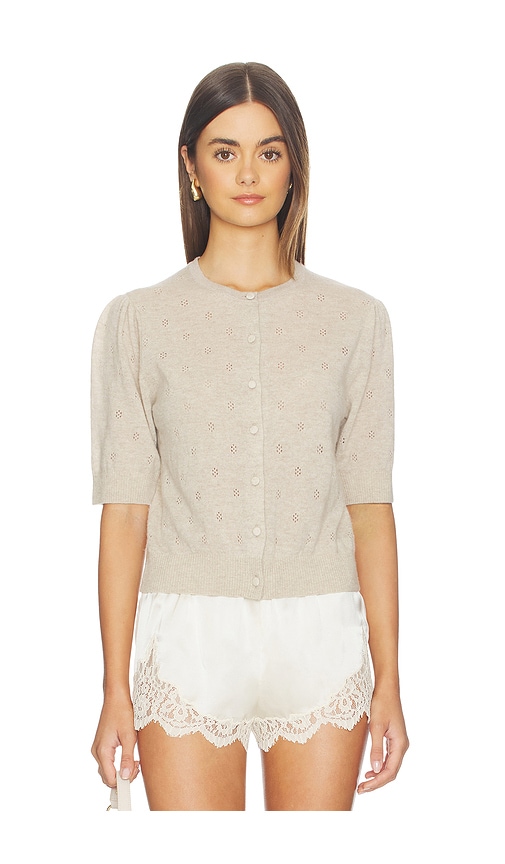 Citizens of Humanity Raina Pointelle Short Sleeve Cardigan