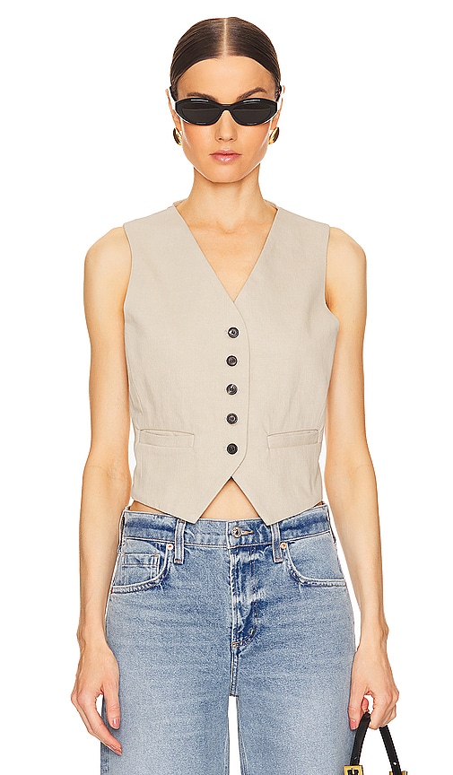 Shop Citizens Of Humanity Sierra Vest In Taos Sand