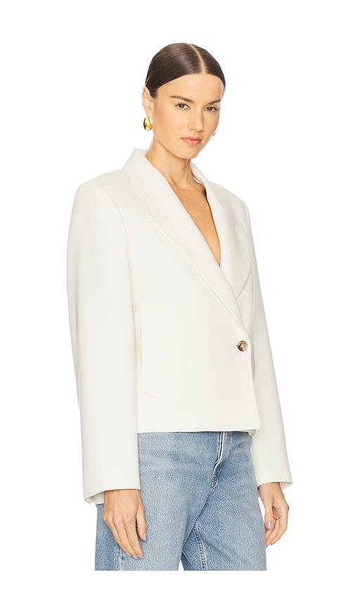 Citizens Of Humanity Coren Cropped Blazer In Cream
