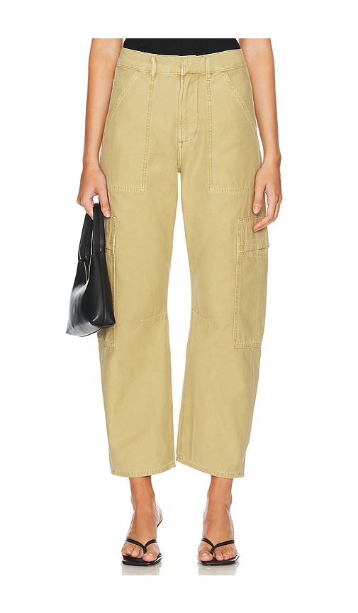 Shop Citizens Of Humanity Marcelle Cargo Pant In Beige