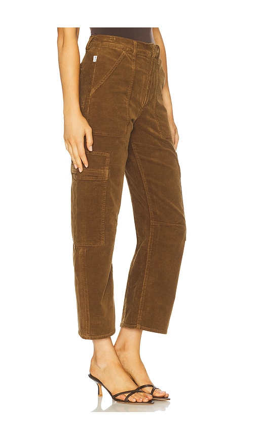 Citizen Of Humanity Marcelle Cargo In Brown
