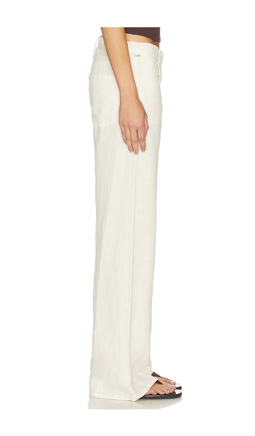  Citizens Of Humanity Nora Linen Trouser Leg Pants In Ivory. Size 23. Also In 25, 26, 31, 32, 33, 34. 