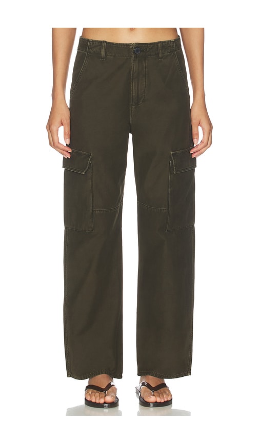 Citizen Of Humanity Citizens Of Humanity Esme Cotton Cargo Trousers In Green