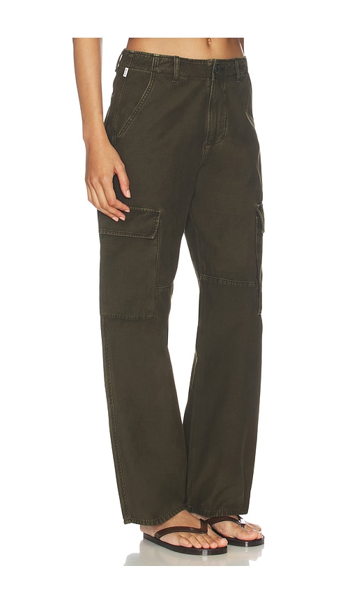 Citizen Of Humanity Citizens Of Humanity Esme Cotton Cargo Trousers In Green