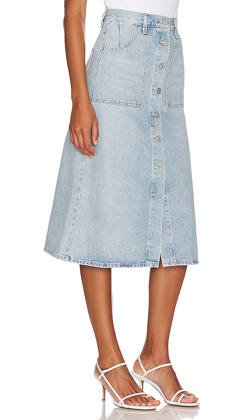 Shop Citizens Of Humanity Anouk Skirt In Blue