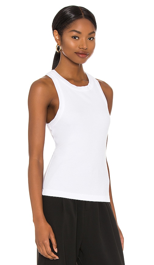 Shop Citizens Of Humanity Isabel Rib Tank In White