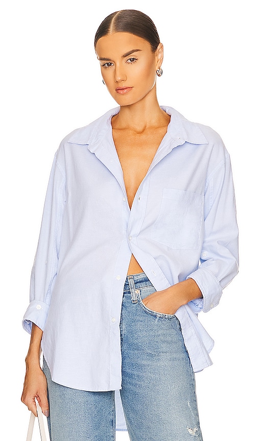 Citizens of Humanity Kayla Shirt in Oxford Blue | REVOLVE