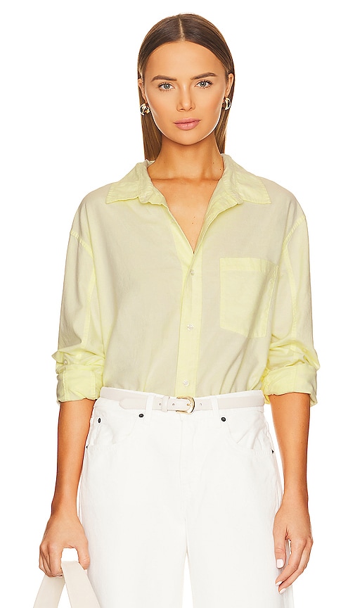 Shop Citizens Of Humanity Kayla Shirt In Yellow