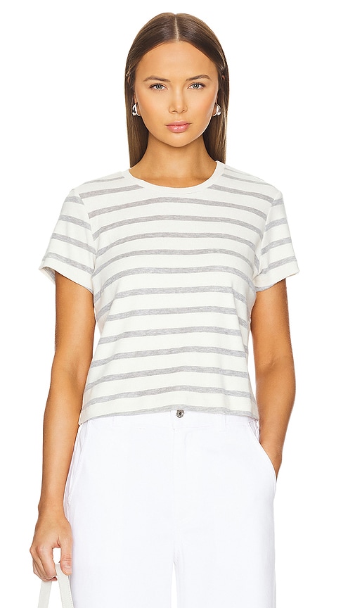 Shop Citizens Of Humanity Kyle Tee In Campanula Stripe
