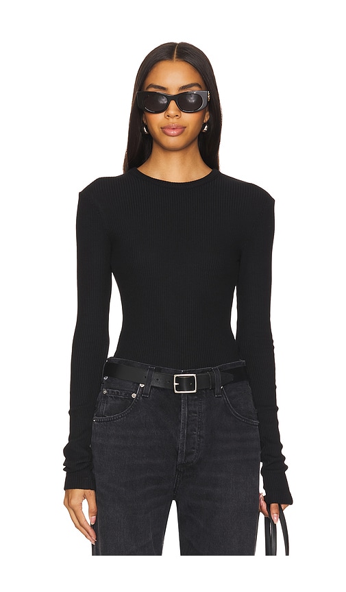 Shop Citizens Of Humanity Cropped Faena In Black