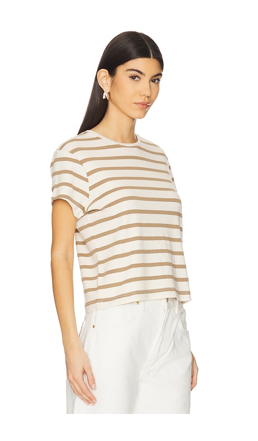 Citizens Of Humanity Kyle Stripe T-shirt In Ginger Stripe