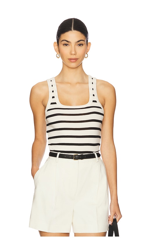 Faye Tank Top in Cream. - size XL (also in L, M, S, XS)
