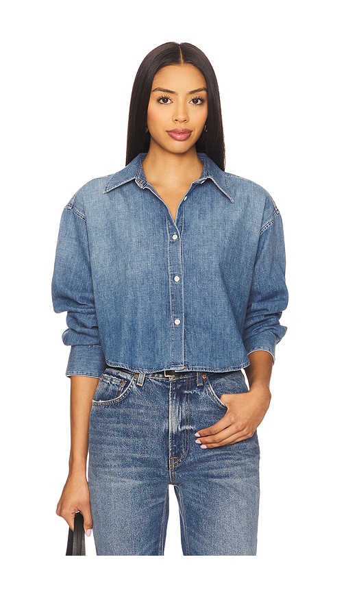 Citizens of Humanity Ana Cropped Shirt in Somerset