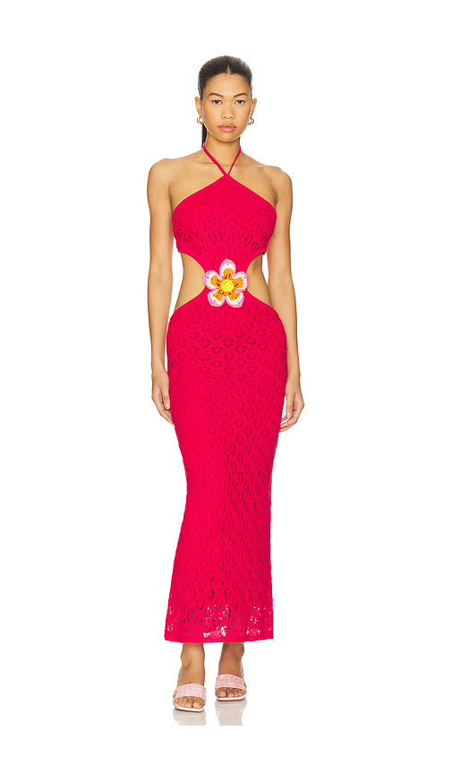Lucinda Maxi Dress in Red. - size XS/S (also in M/L, XL)