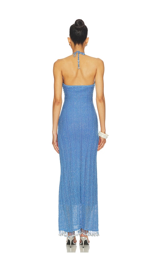  Capittana Midi-kleid Daria In Blue. Größe Xs/s. Also In M/l. 