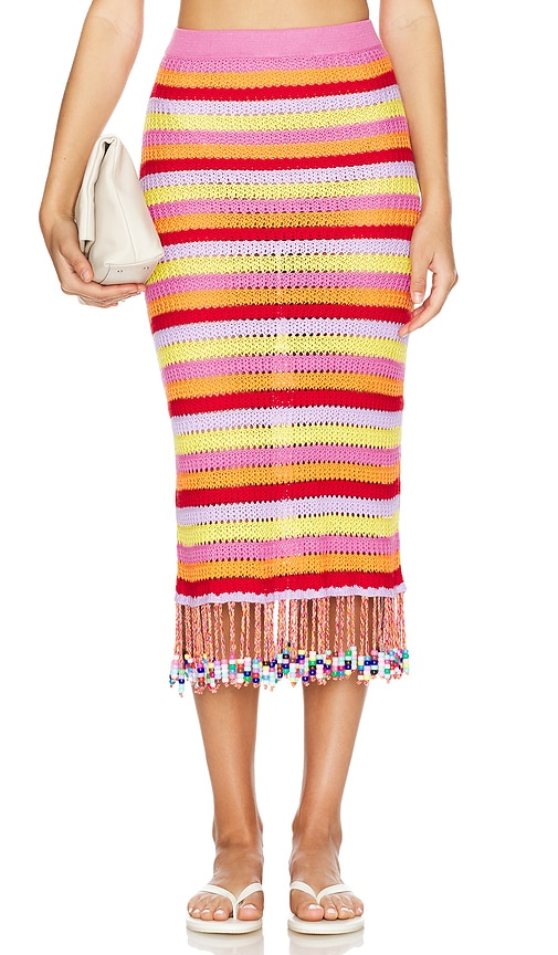 Capittana Sally Multicolor Midi Skirt in Multicolor