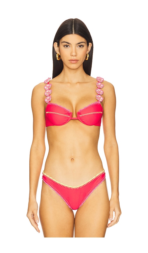 Lily Bikini Top in Pink. - size XS (also in L, M, S)
