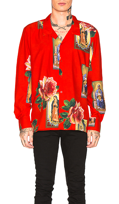 Holy Floral Long Sleeve Shirt