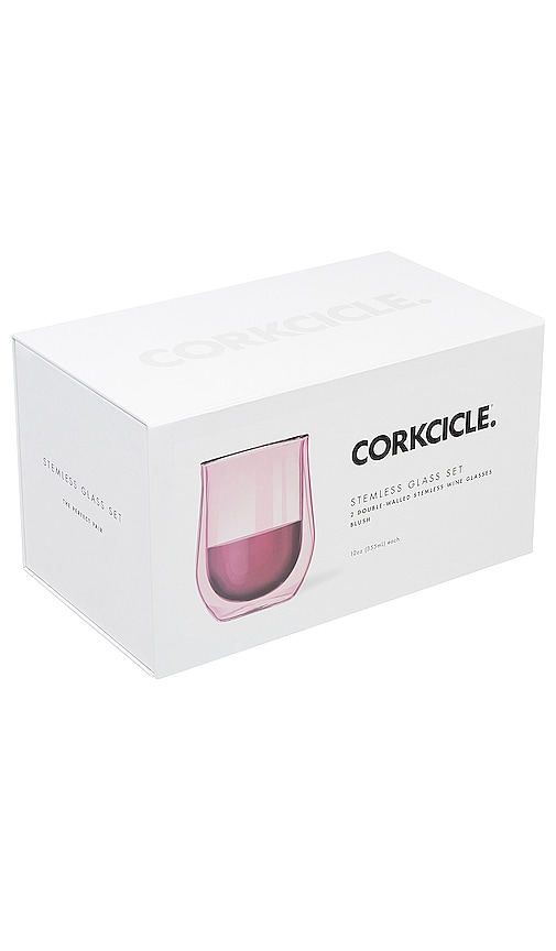  Corkcicle Tasse Stemless In Blush. 