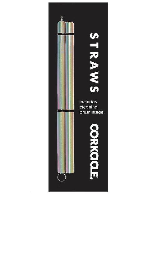 Corkcicle Cocktail Straws in Purple