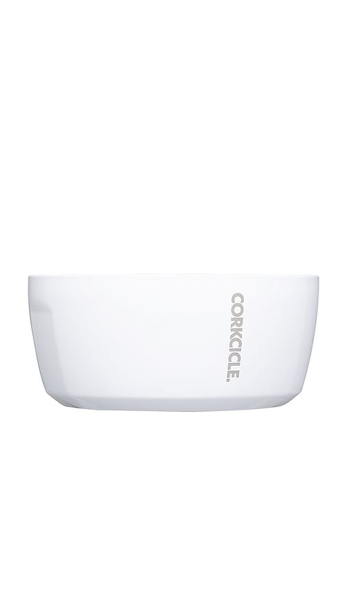 Shop Corkcicle Dog Bowl 16oz In 亮泽白