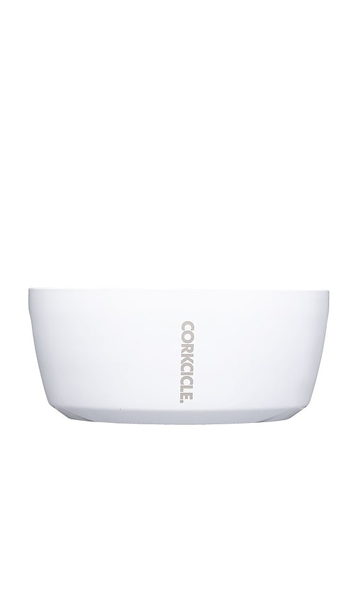 Shop Corkcicle Dog Bowl 32oz In 亮泽白