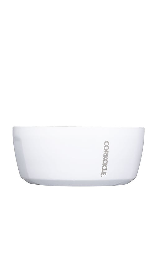 Shop Corkcicle Dog Bowl 32oz In 亮泽白