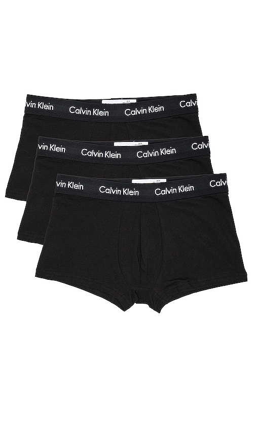 calvin klein low rise trunks 3 pack sale